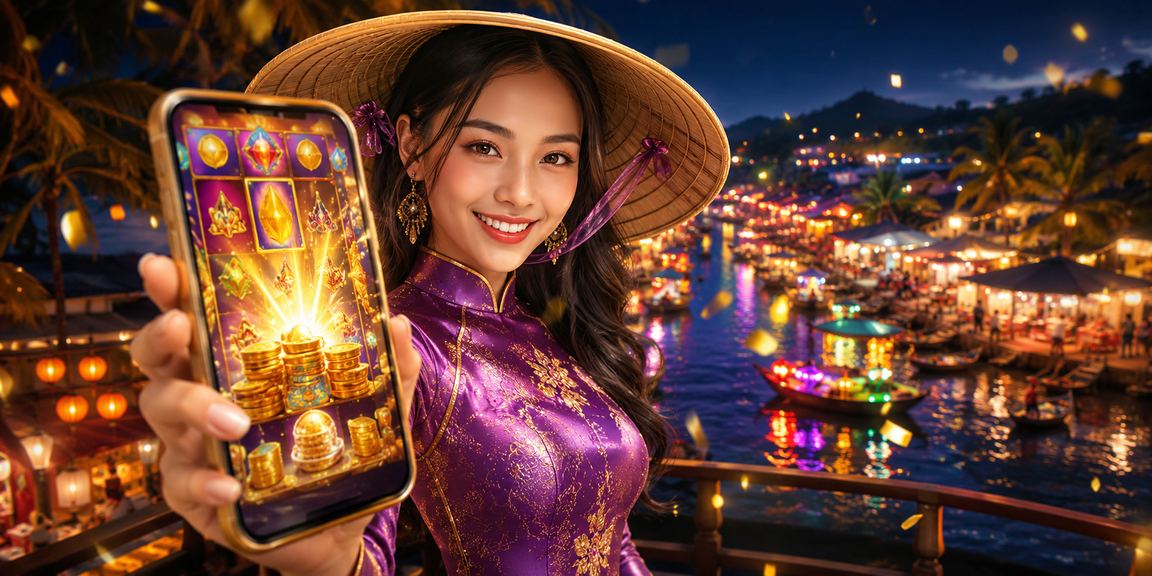 Du khách trải nghiệm casino mobile tại bãi biển Phú Quốc buổi chiều tà